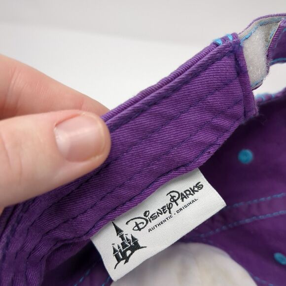 Mickey Mouse Strapback Hat Multicolor OS Adjustable Plaid Rhinestone Disney Park - Picture 8 of 9